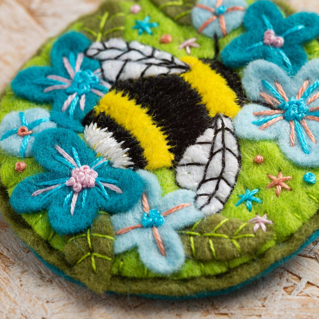 Bumblebee Brooch Felt Craft Kit