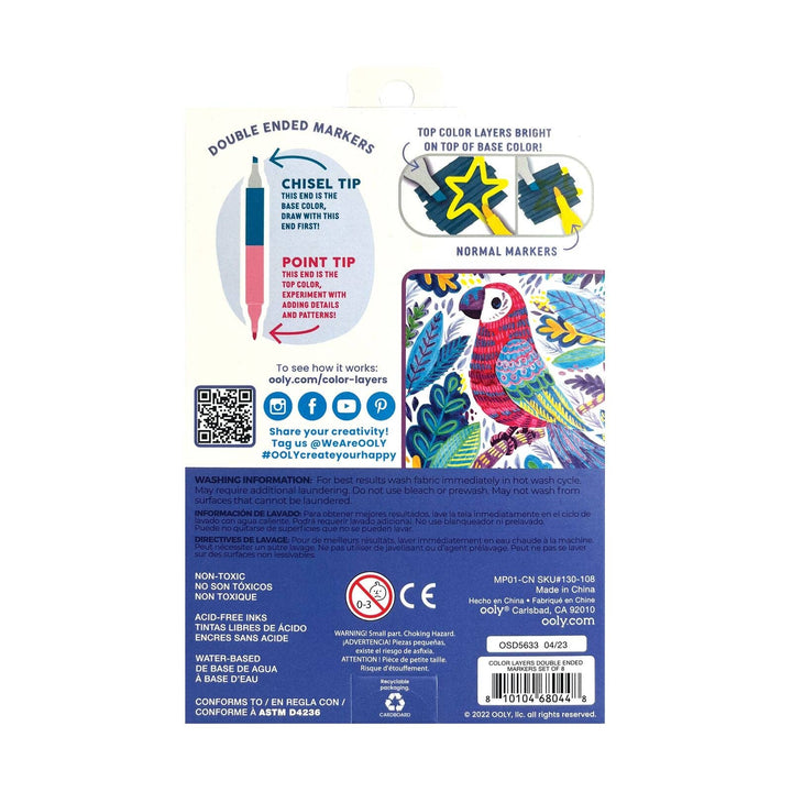 Color Layers: Double-Ended Layering Markers