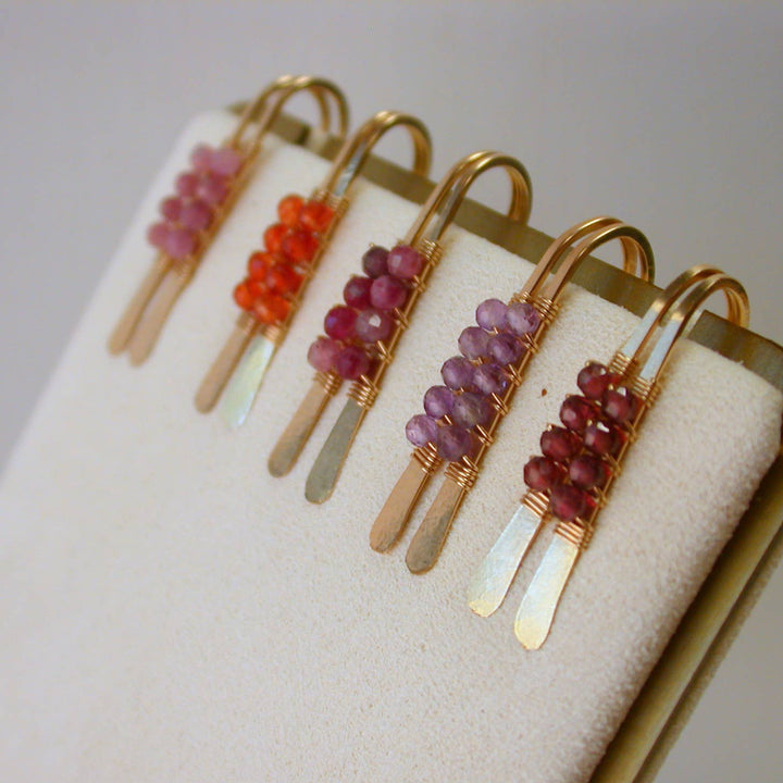 Warm Gemstone Petite Threaders