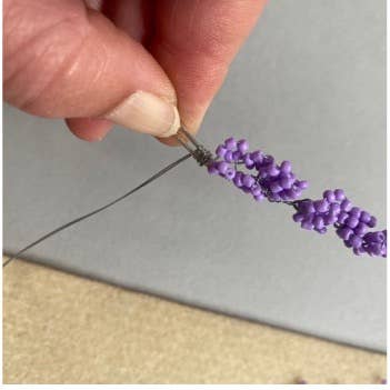 Lavender Flower Beading Kit