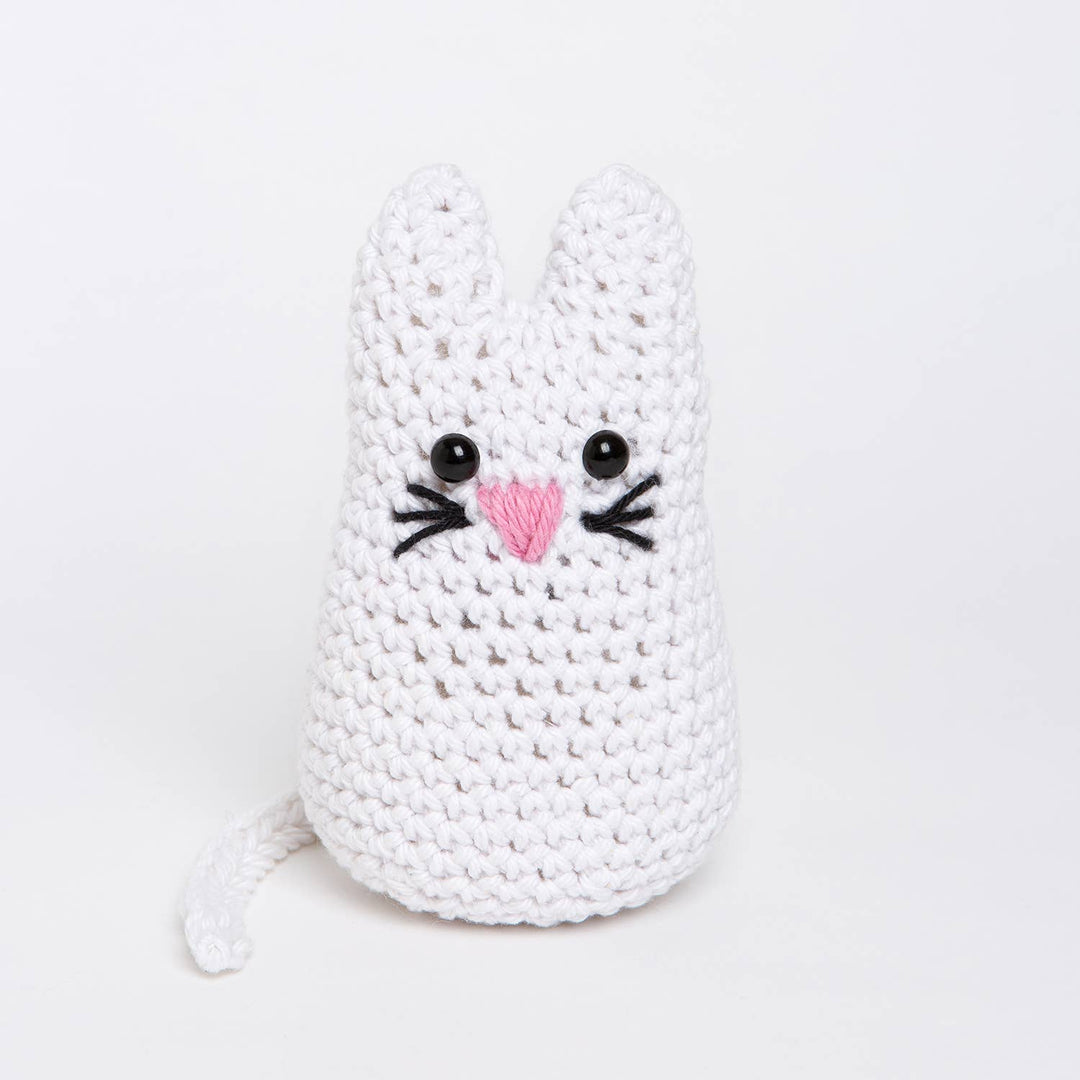 White Cat Easy Crochet Kit