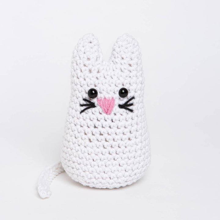 White Cat Easy Crochet Kit
