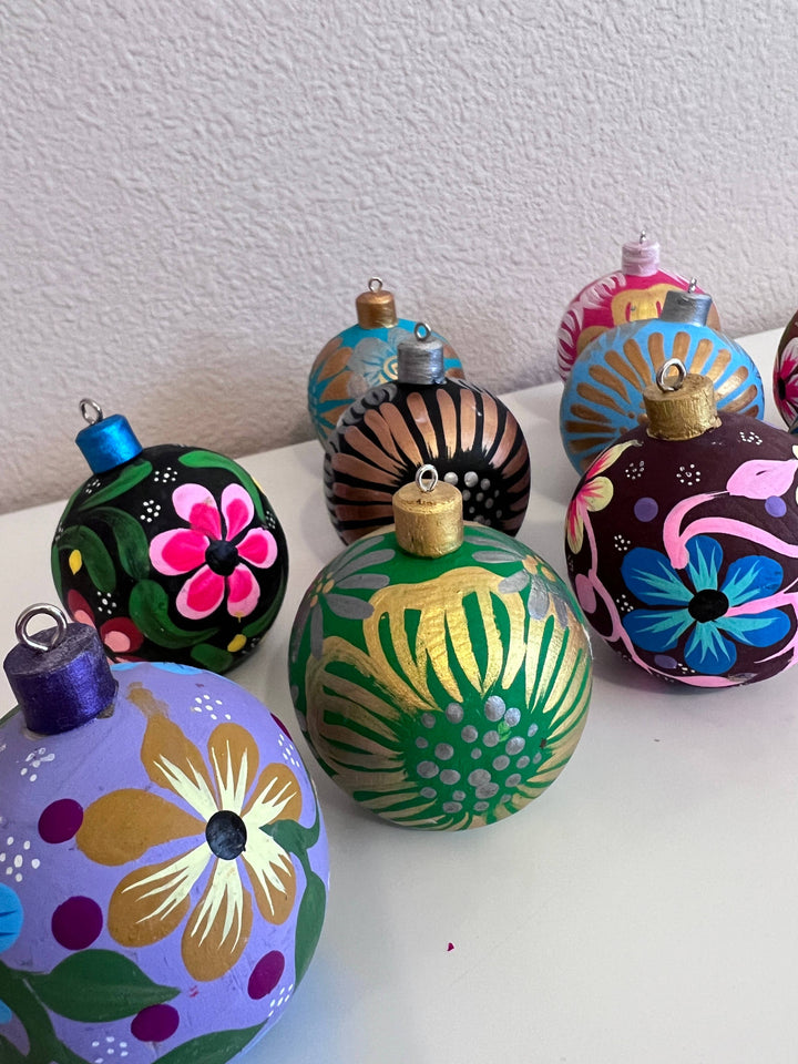 Mexican Hand Painted Ornaments