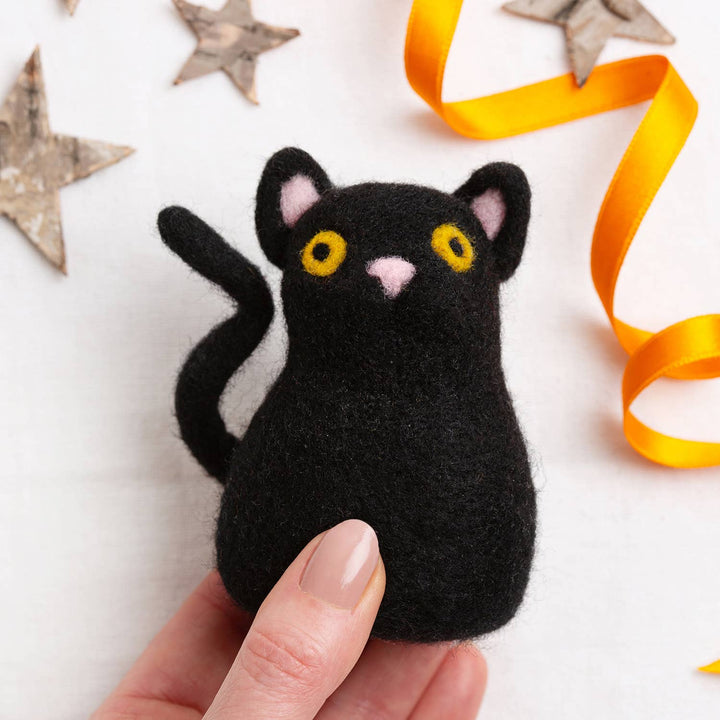 Halloween Cat Easy Needle Felting Kit