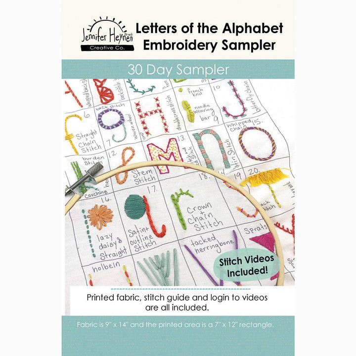 30 Day Sampler - Letters of the Alphabet