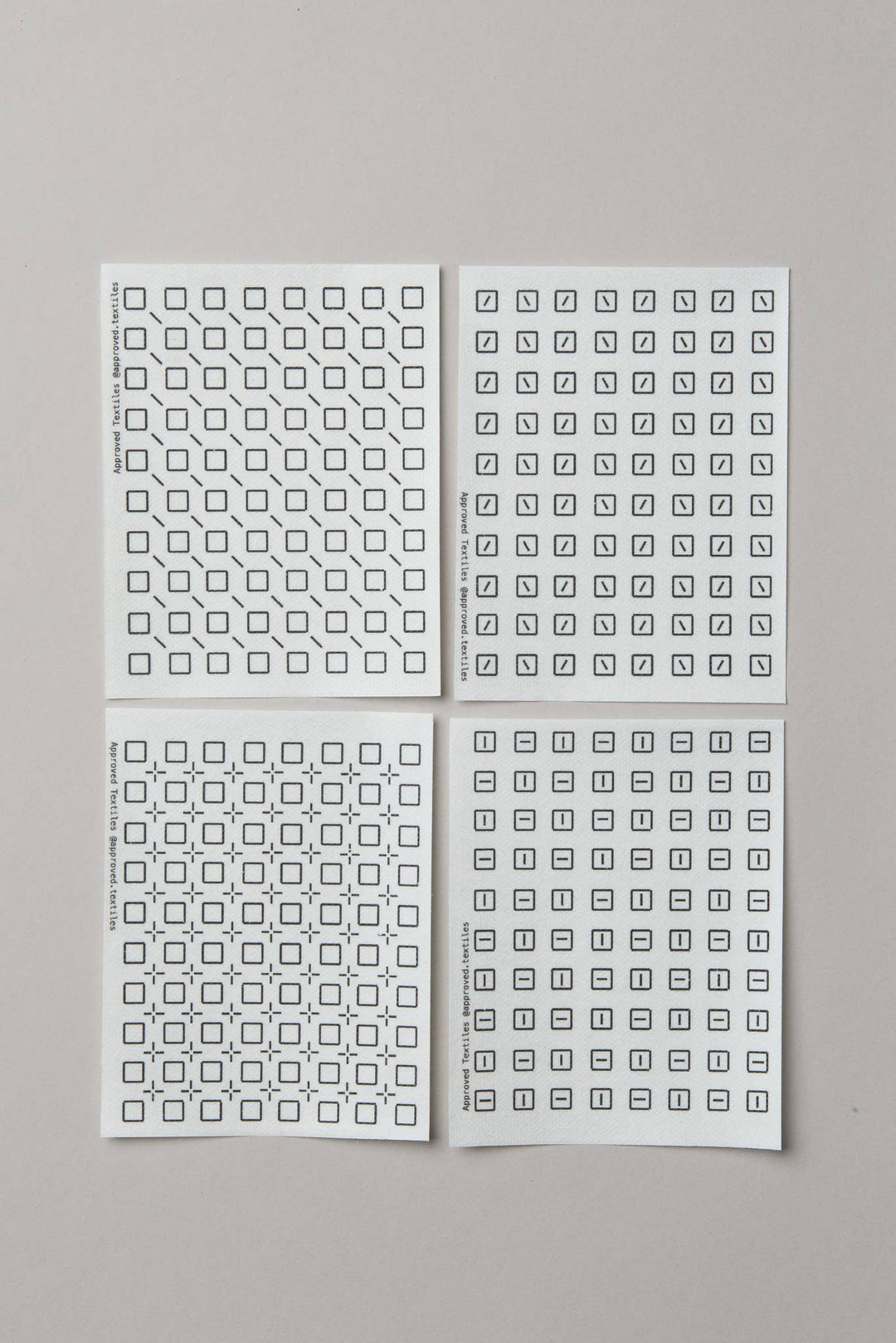 Little Squares . Minimal Mending Series