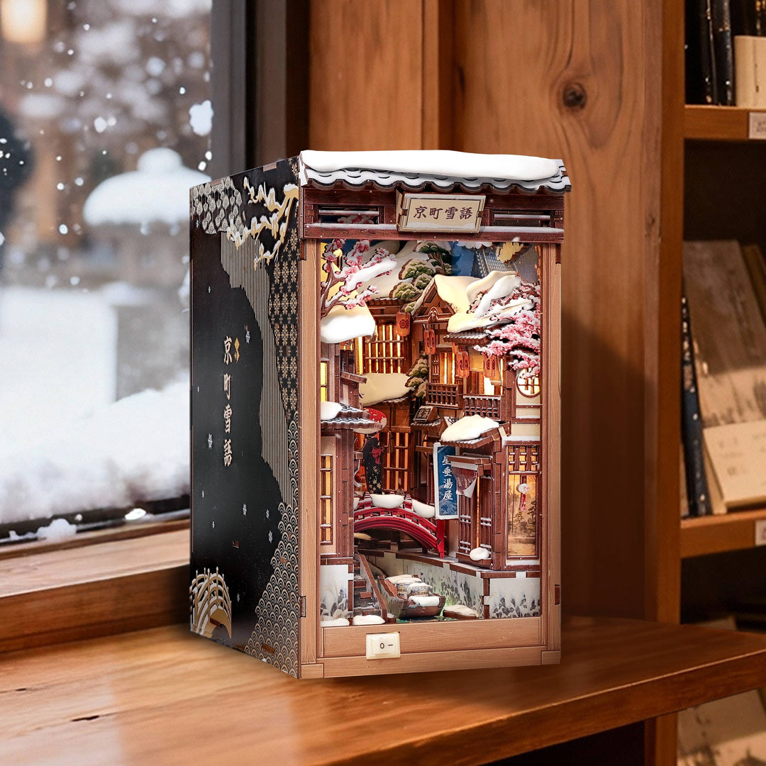 DIY Book Nook Kit: Kyoto Snow Whisper