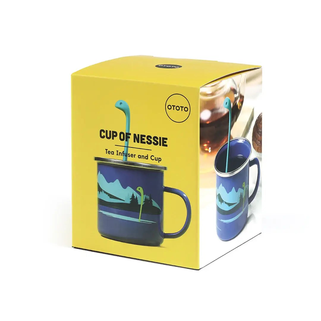 Cup of Nessie Tea Infuser & Cup Blue