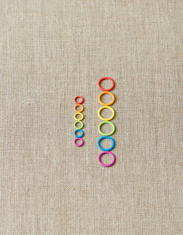 Colorful Ring Stitch Markers - Small