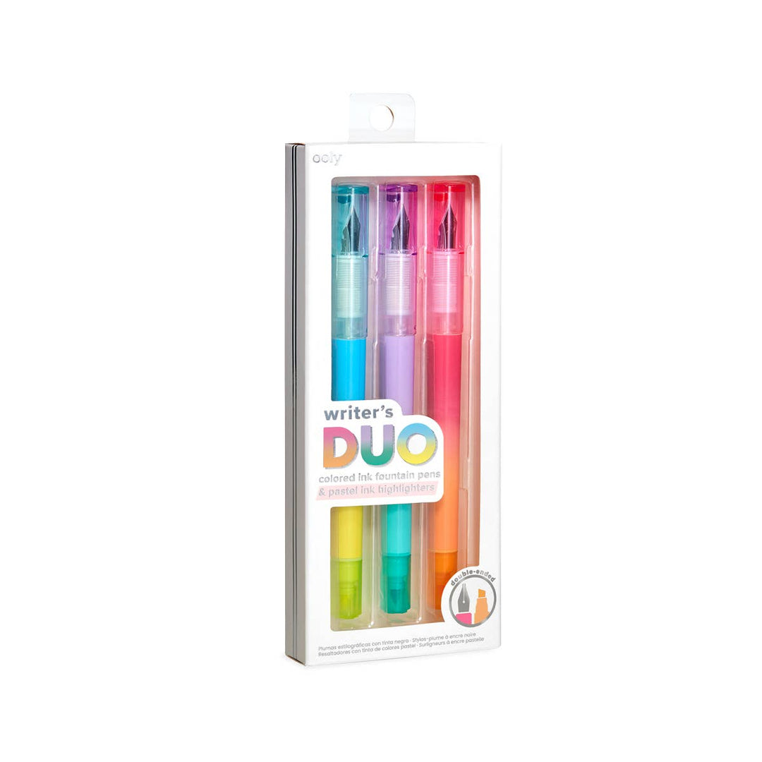 Writer's Duo: Double-Ended Fountain Pens & Highlighters