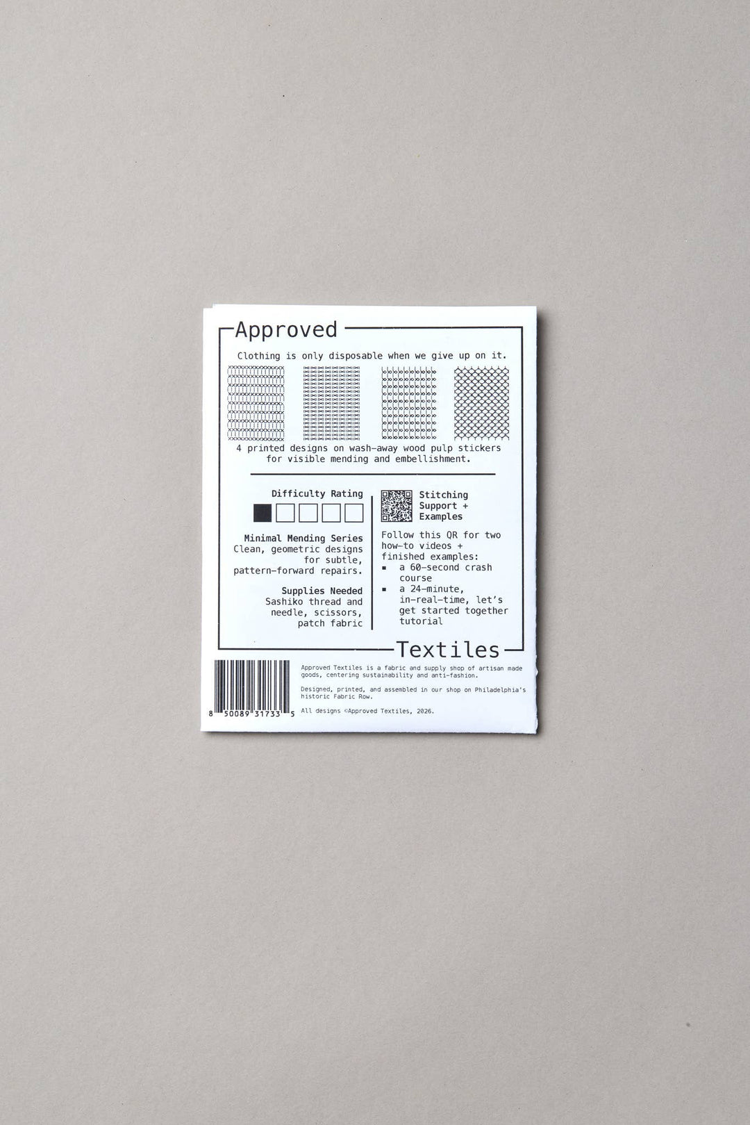 Connections . Minimal Mending Series
