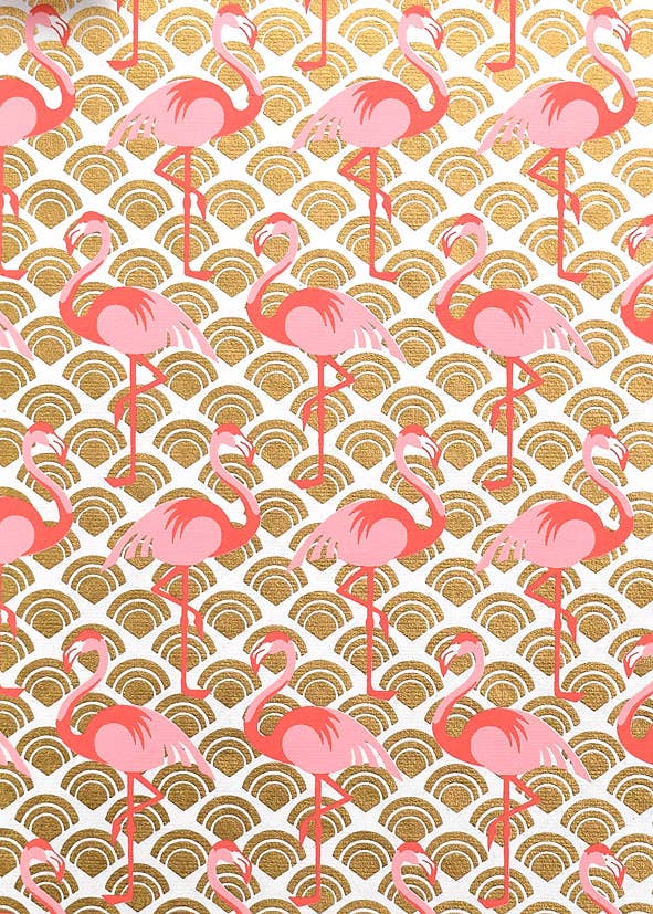 Flamingo Roll Wrapping Paper