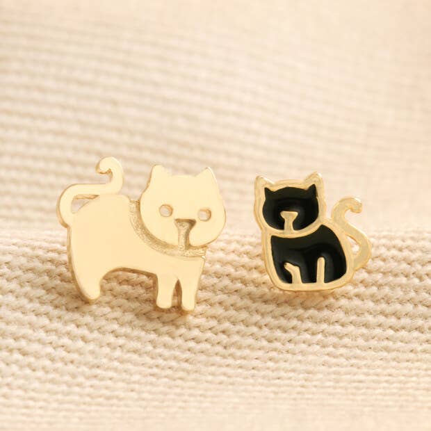 Mum & Baby Cat Earrings