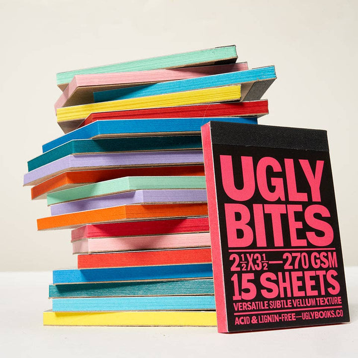Colored ATC Sketch Pad 2.5" x 3.5" 270gsm (15 Sheets)
