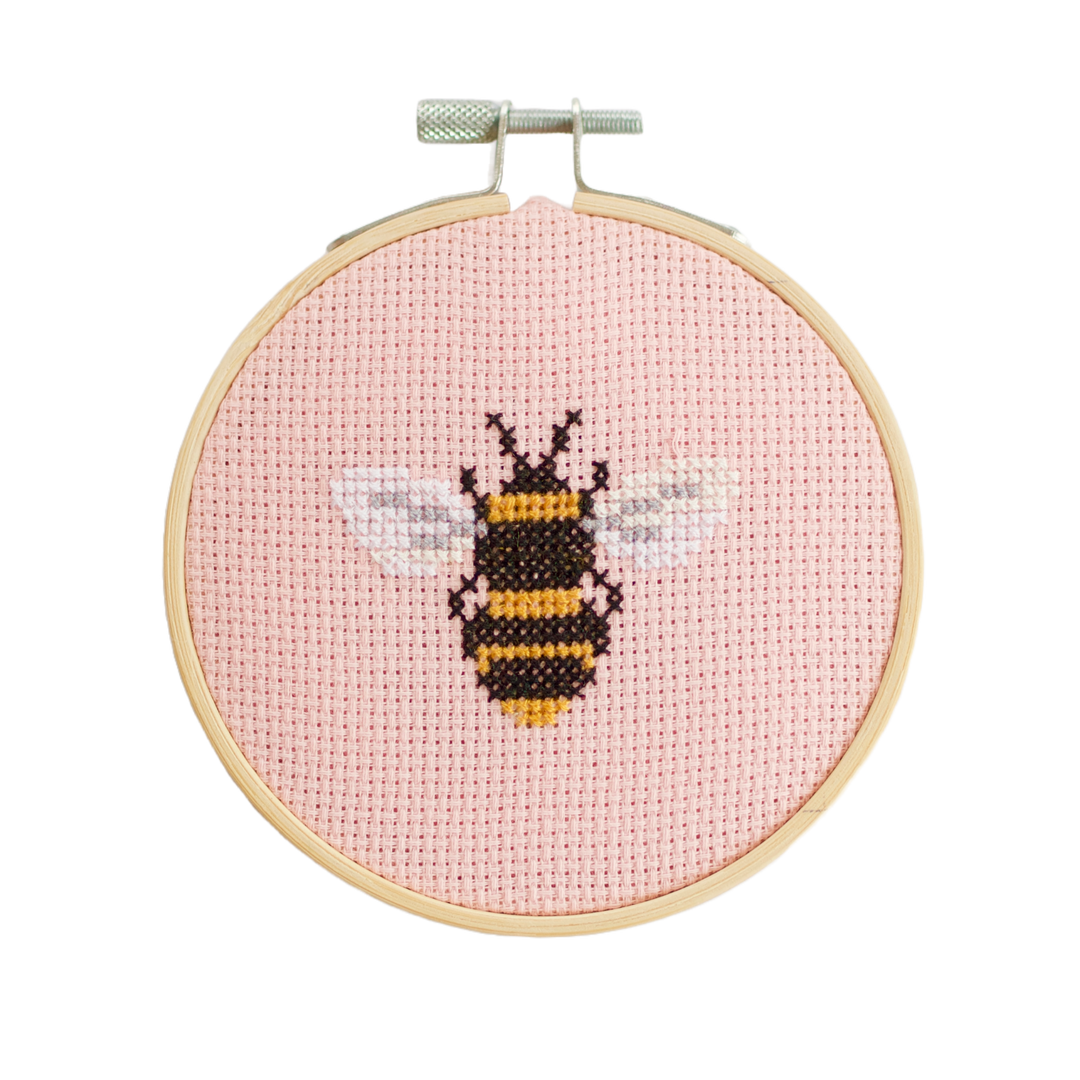 Bee Cross Stitch Kit