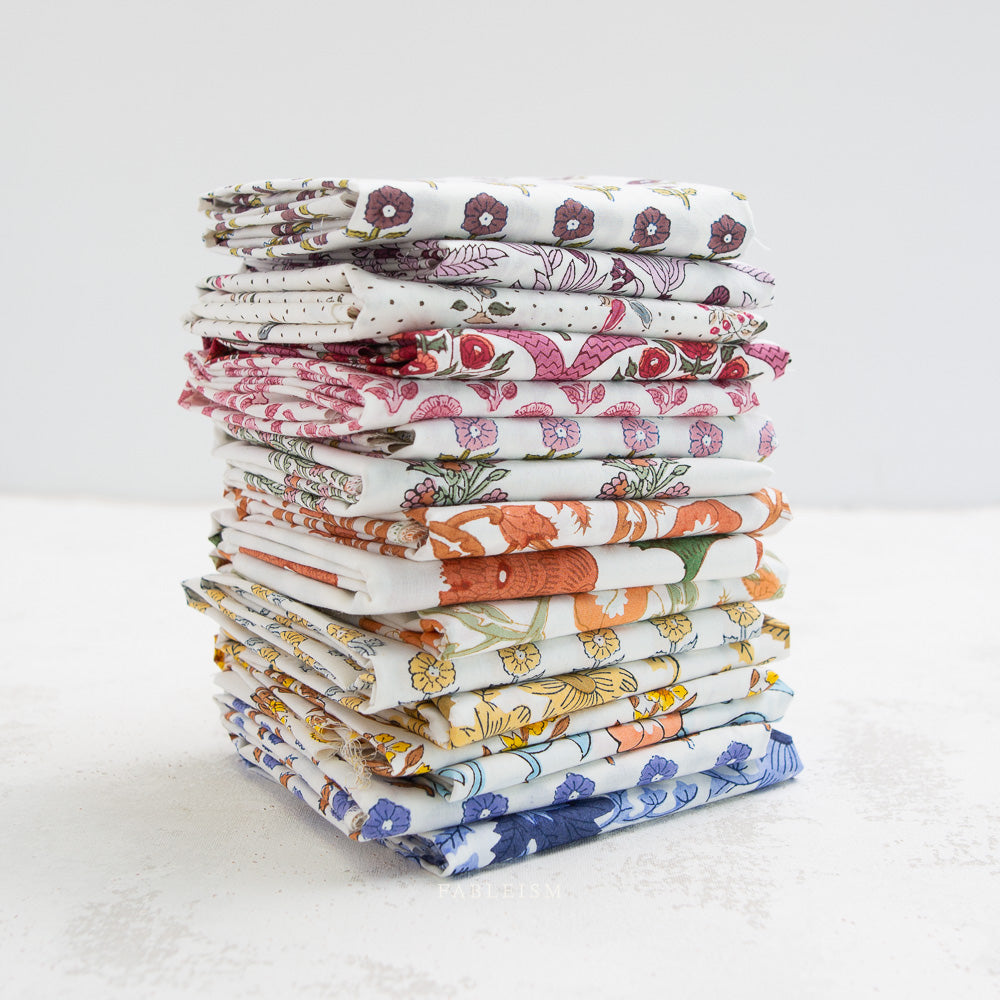 Indian Block Prints Fat Quarter Bundle