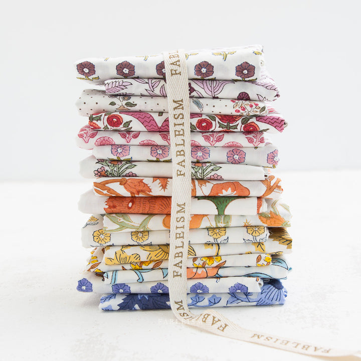 Indian Block Prints Fat Quarter Bundle