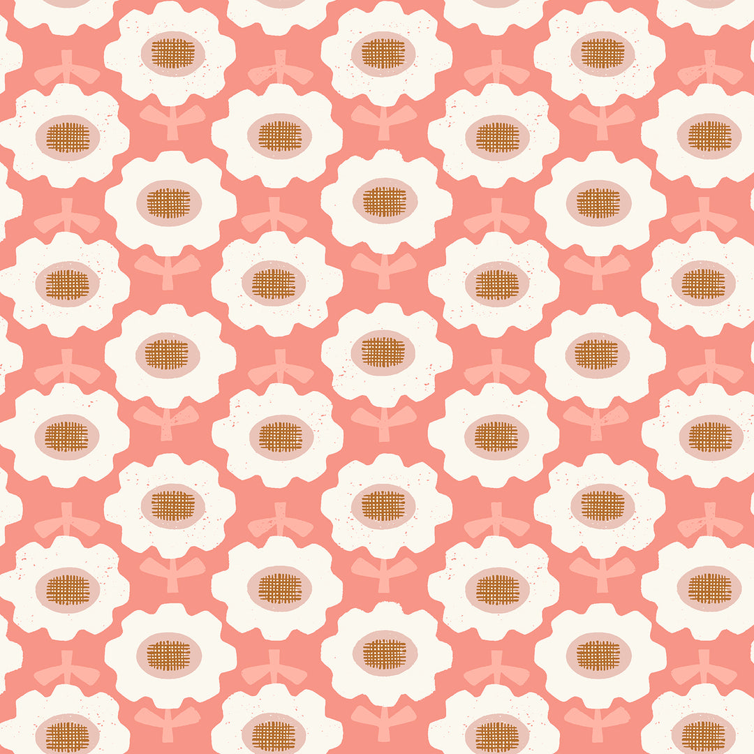 Fox &amp; Flutter by the 1/4 Yard - Warm Earth