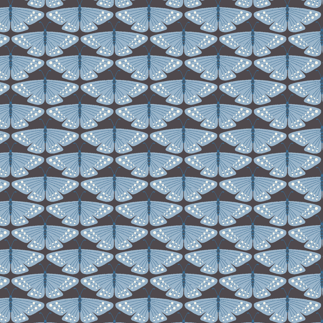 Fox &amp; Flutter by the 1/4 Yard - In The Midnight Hour