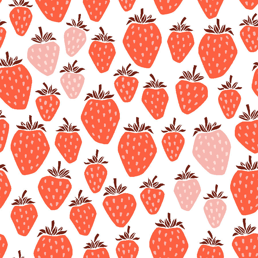 Under the Apple Tree by the 1/4 Yard - Blushing Red