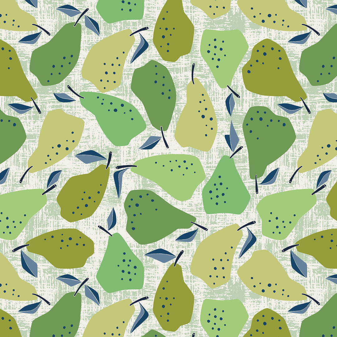 Under the Apple Tree by the 1/4 Yard - Quince Green