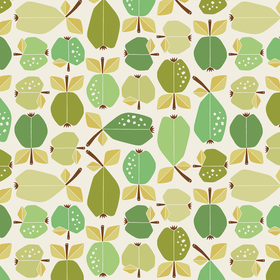 Under the Apple Tree by the 1/4 Yard - Orchard Viridescent