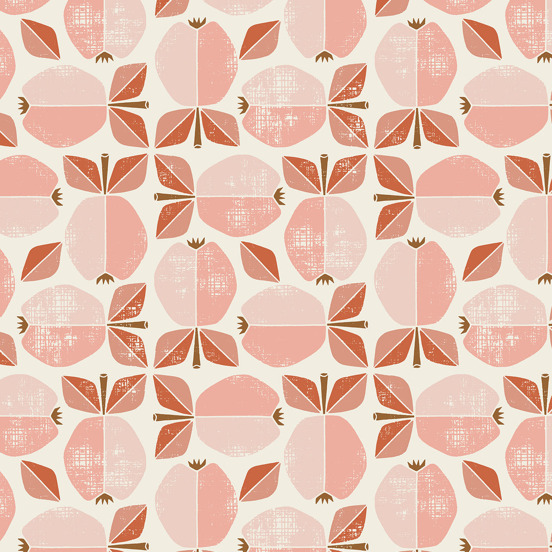 Under the Apple Tree by the 1/4 Yard - Apple Candy Apple Red