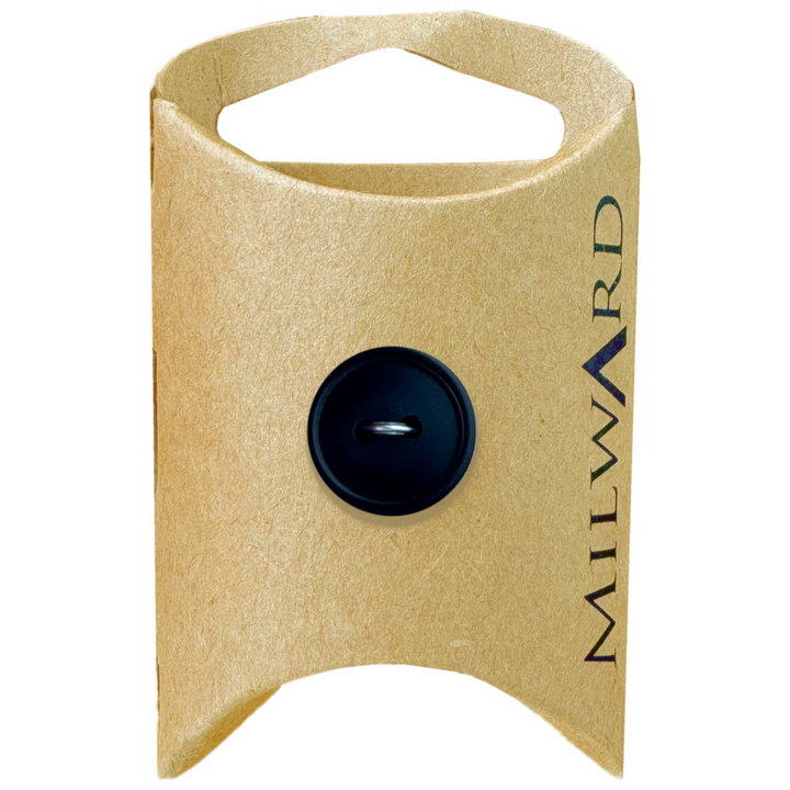 Milward Black 2-Hole Basic Button