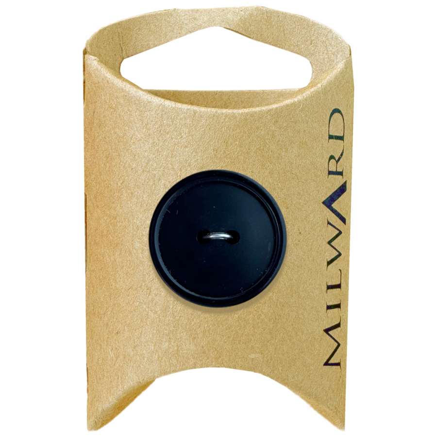 Milward Black 2-Hole Basic Button