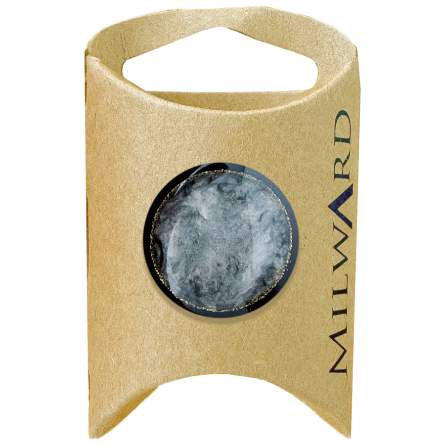 Milward Black 25mm Shank Galaxy Button