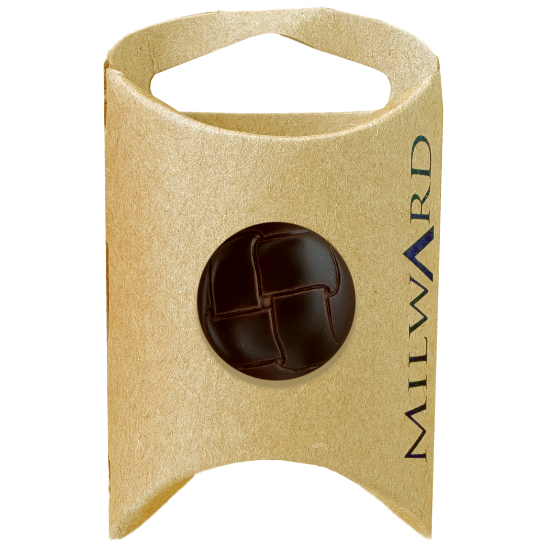 Milward Brown 20mm ABS Shank Faux Leather Button