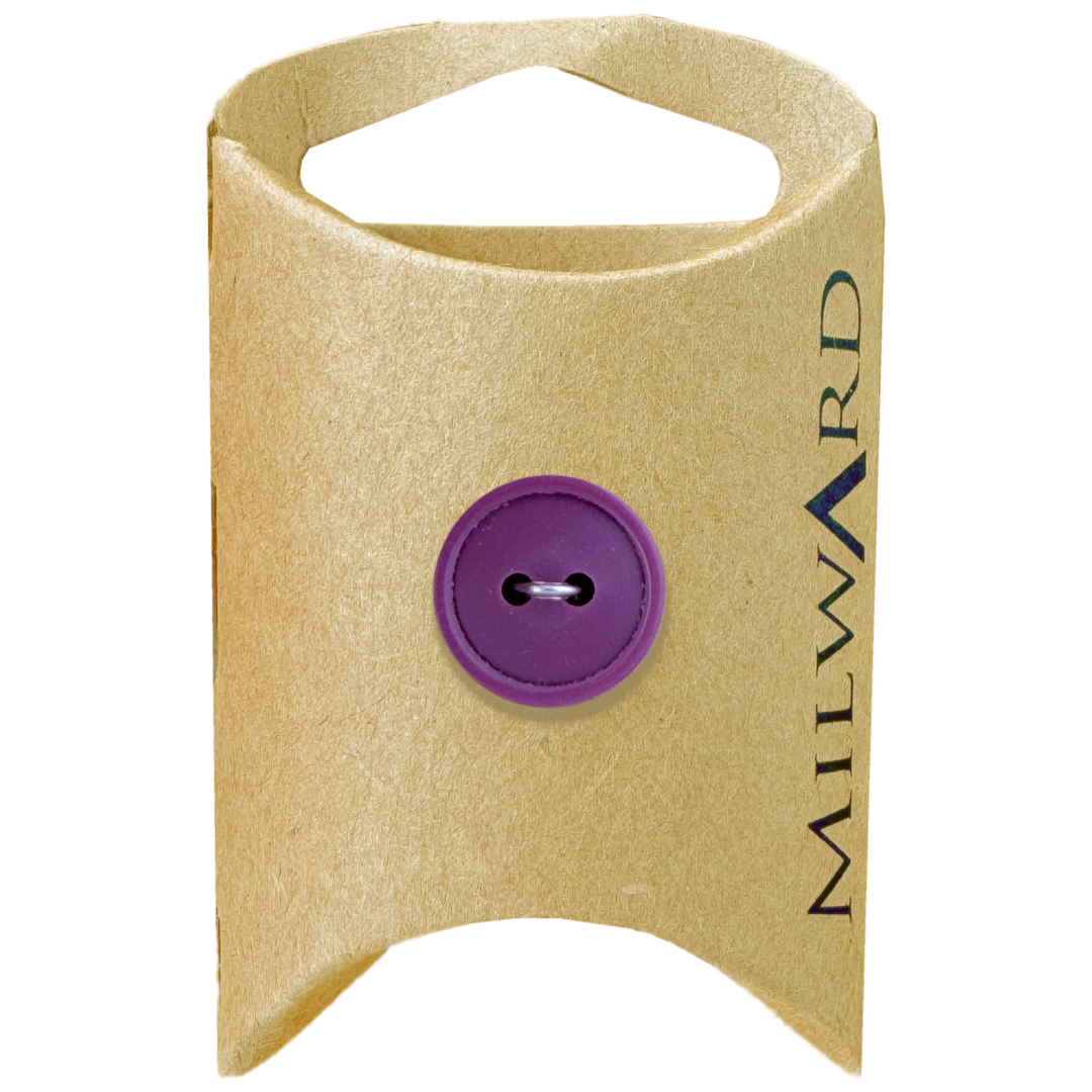 Milward Burgundy Nylon 2-Hole Basic Button