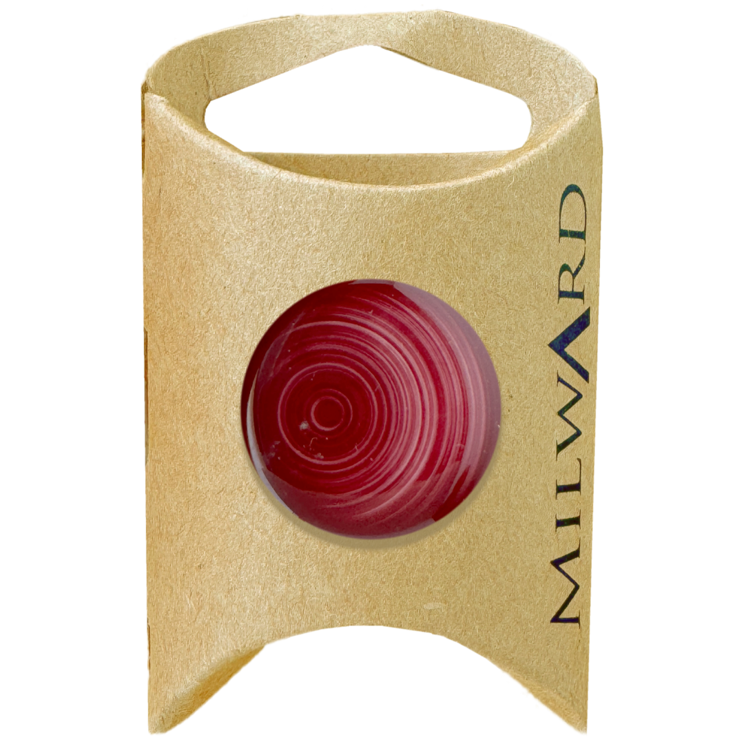 Milward Burgundy Nylon Shank Radial Button