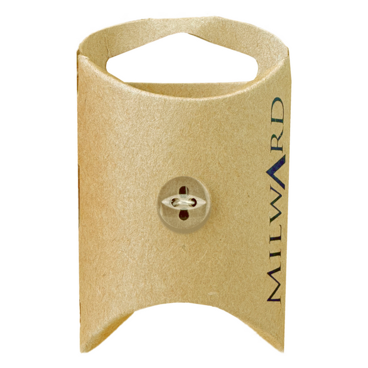 Milward Clear 2-Hole Fisheye Button