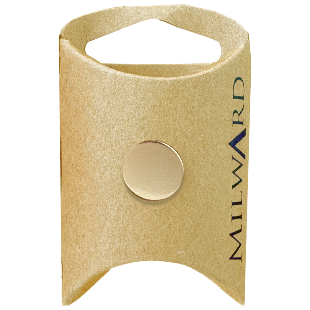 Milward Gold 15mm Zinc Alloy Shiny Shank Button