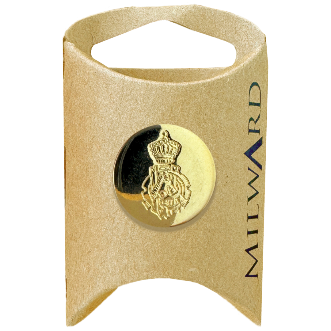 Milward Gold 20mm Metal Shank Suit Button