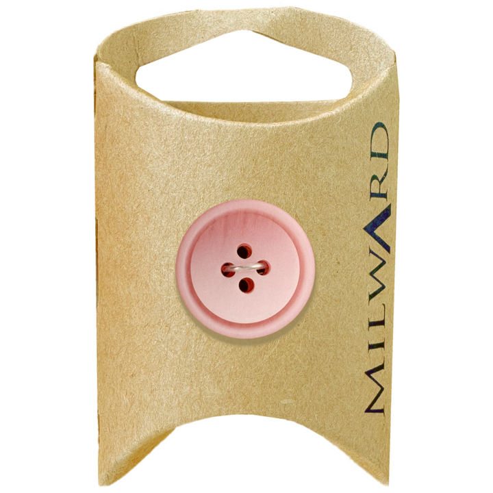 Milward Light Pink Polyester 4-Hole Ombre Button