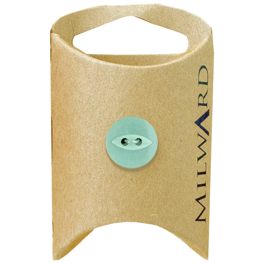 Milward Lime Green 2-Hole Fisheye Button