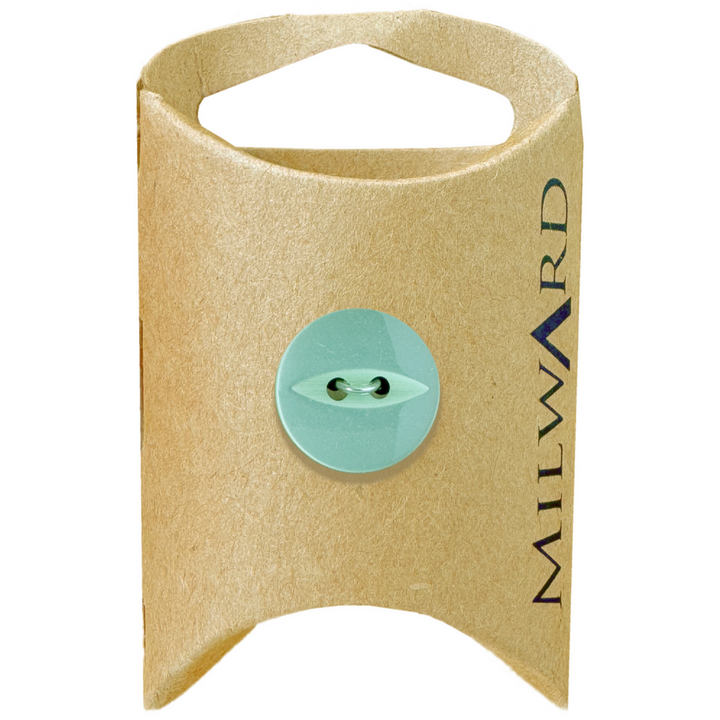 Milward Lime Green 2-Hole Fisheye Button