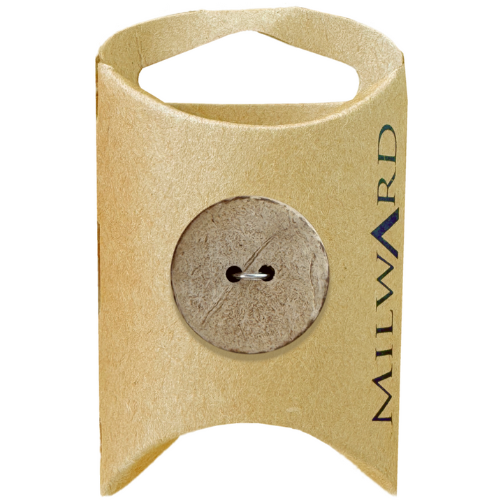 Milward Natural Coconut 2-Hole Round Button