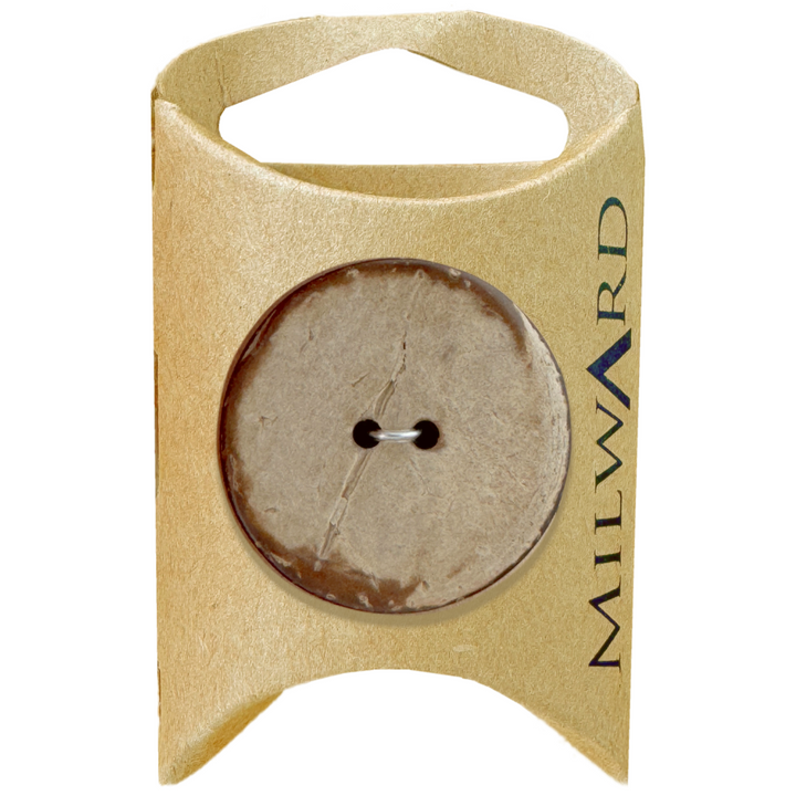 Milward Natural Coconut 2-Hole Round Button