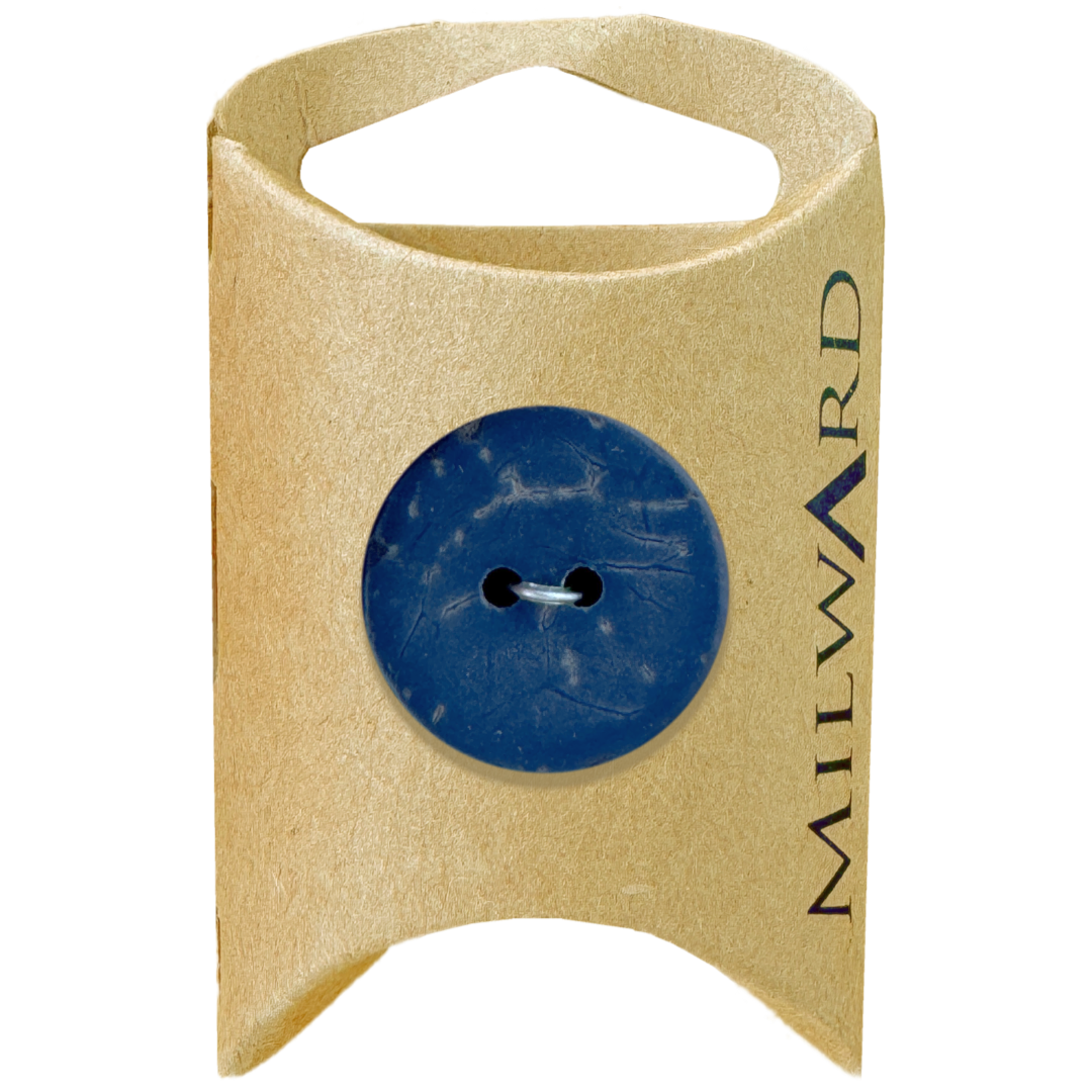Milward Navy 23mm Coconut 2-Hole Button