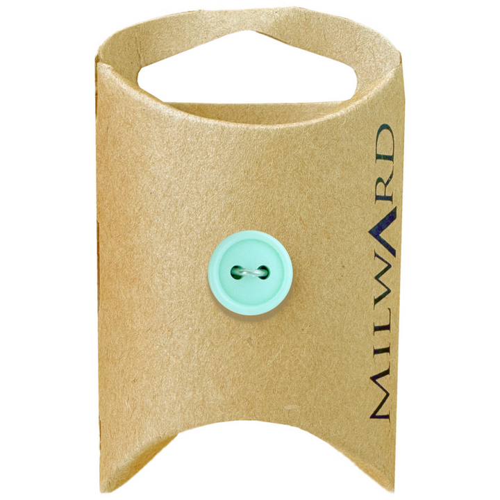 Milward Pale Green 2-Hole Basic Button