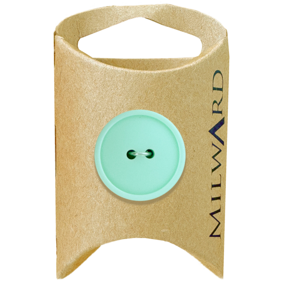 Milward Pale Green 2-Hole Basic Button