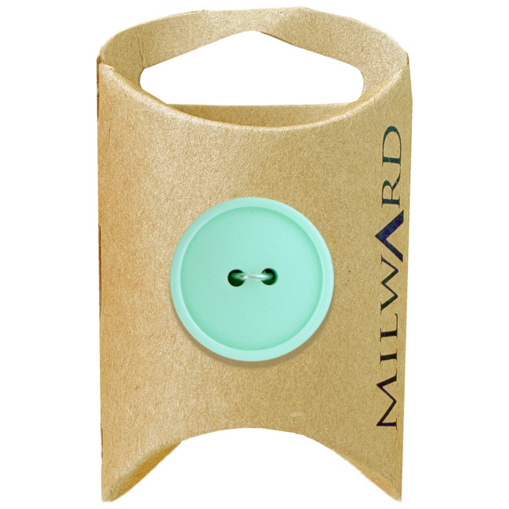 Milward Pale Green 2-Hole Basic Button