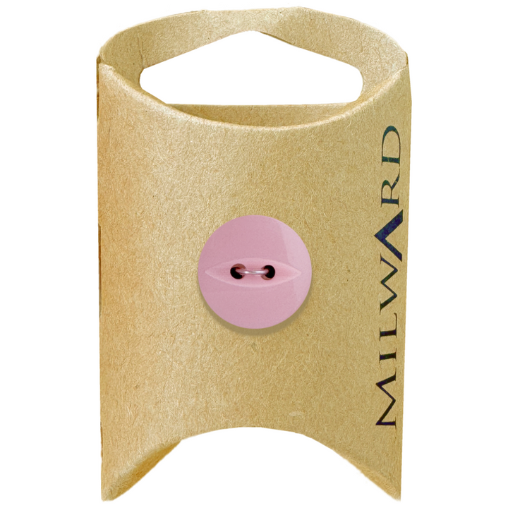 Milward Pink 2-Hole Fisheye Button
