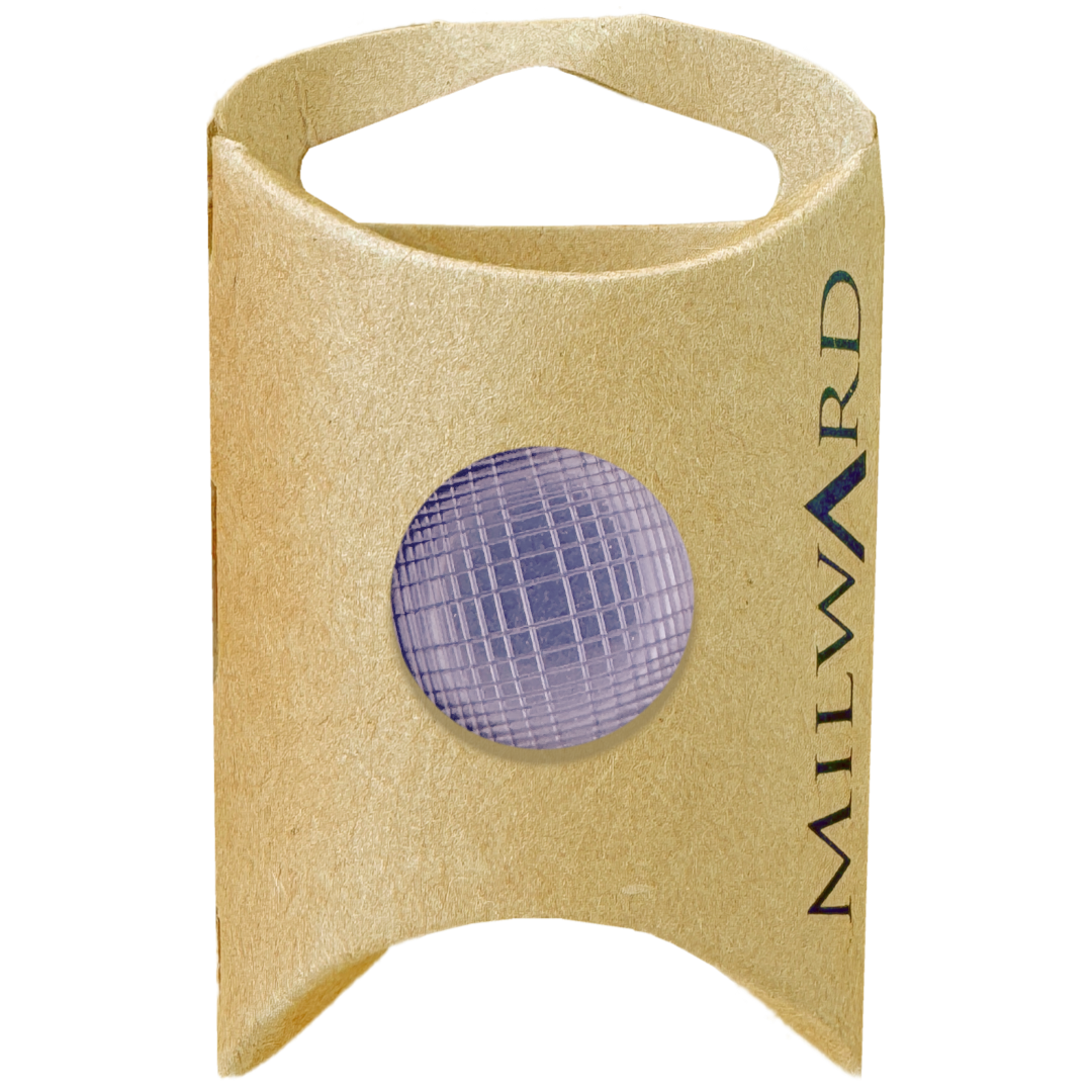 Milward Purple 20mm Polyester Shank Grid Button