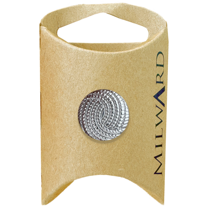 Milward Silver Rope Shank Button