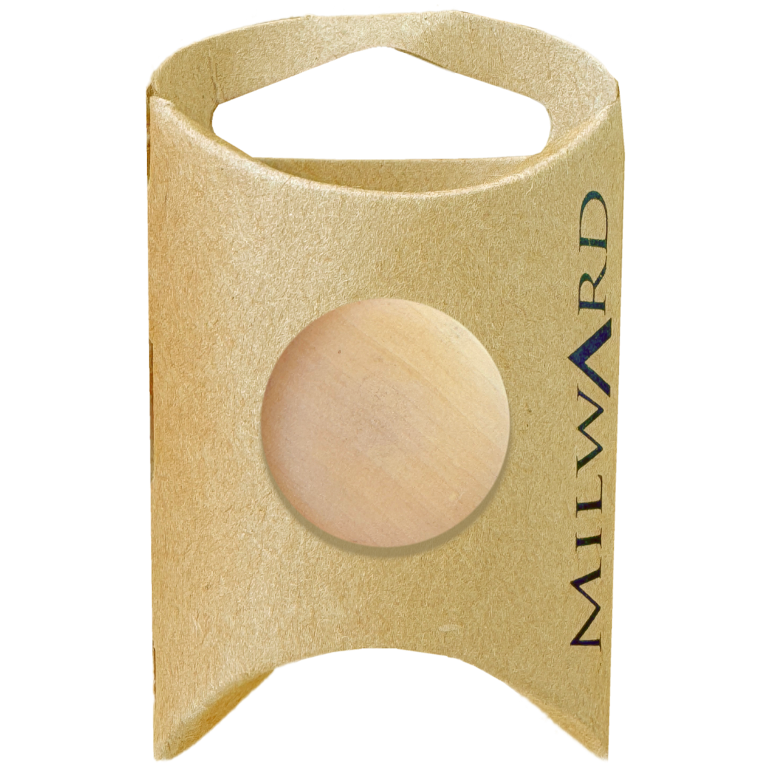Milward Tan Wooden Shank Button