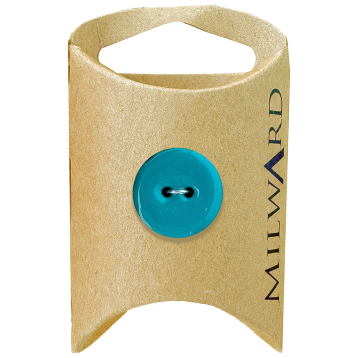 Milward Turquoise Coconut 2-Hole Button